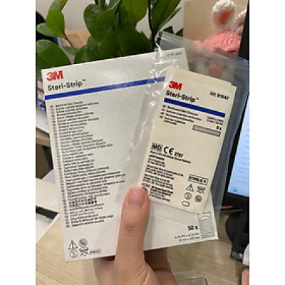 Miếng dán thay chỉ khâu da Steri-Strip R1547 12mm x 100mm (1/2IN x 4IN)