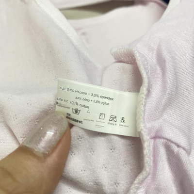 Áo Lót Nữ Học Sinh Ba Lỗ Cotton Thông Hơi Mút Liền 1376 – Êm Ái, Thoáng Mát