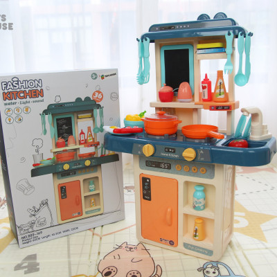 Bộ đồ chơi nhà bếp Toys House nấu nướng, có vòi nước và bảng vẽ, hướng nghiệp cho bé từ 3 tới 8 tuổi