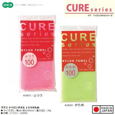Khăn tắm tạo bọt mềm Ohe Cure Series 28x100cm - Hàng Nội Địa Nhật Bản