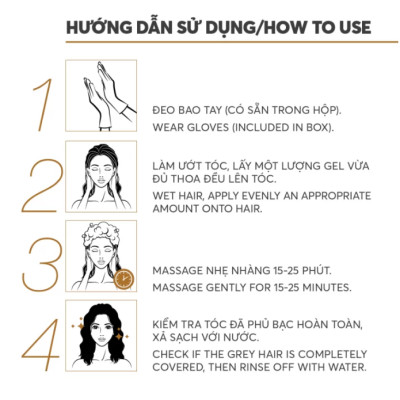 Gel Gội Phủ Bạc Tsubaki & Vitamin B5 Flash 200ml (P04 - NÂU CÀ PHÊ)