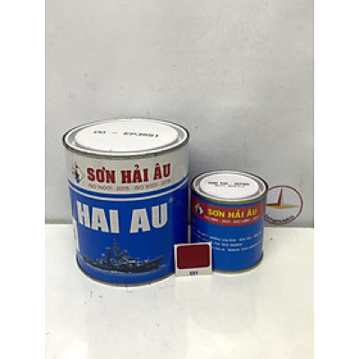 Sơn epoxy Hải Âu màu đỏ EP551 1L/Bộ