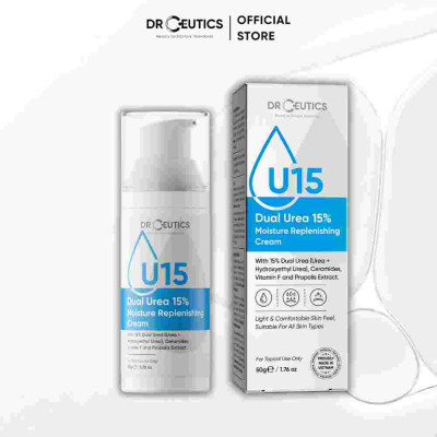DRCEUTICS Kem Dưỡng Ẩm Và Phục Hồi Da Dual Urea 15% Moisture Replenishing Cream (50g)