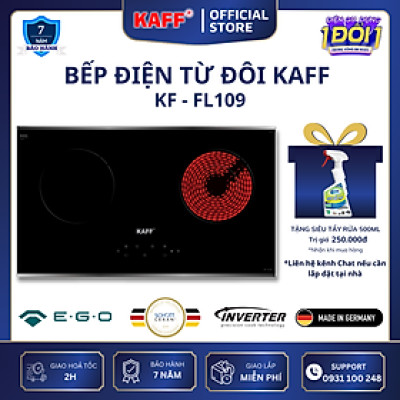Bếp âm từ hồng ngoại đôi kết hợp nhập khẩu Germany KAFF KF-FL109 - Hàng Chính Hãng