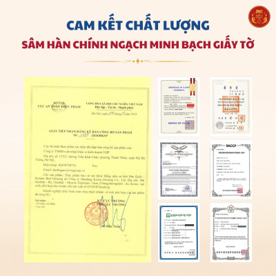 Hồng sâm củ khô Hàn Quốc 75g Premium (3-5 củ) – Daedong