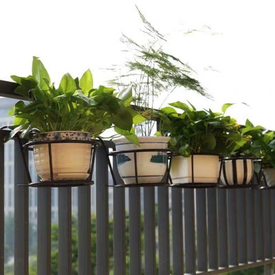 [ComBo 5] Giỏ treo chậu hoa ban công bằng sắt  TVS-(tặng mèo chiêu tài may mắn)