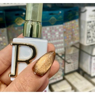 Sơn Mắt Mèo Nâu Thạch Kim Cương CR Đậm Mướt Cao Cấp Chai 15ml Làm Nail, Sơn Gel Tông Mắt Mèo Nâu trà sữa Đậm Đặc, Bền Màu Siêu Xinh Nữ Women