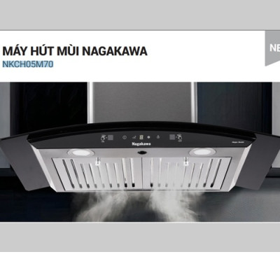 Combo Bếp 3 Lò Điện Từ Nagakawa UltraSlim NK3C06M Và Máy Hút Mùi Nagakawa NKCH05M70 Tích hợp công nghệ NaSYNC - Tự động đồng bộ điều khiển giữa bếp điện từ và hút mùi Điều khiển chuyển động Leap Motion và Touch Control bằng cách vẫy tay - Hàng Chính Hãng