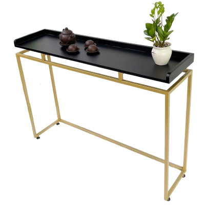 Bàn console trang trí SAM mặt gỗ khung sắt Juno sofa CSTCT037 120x30x80 cm nhiều màu lựa chọn