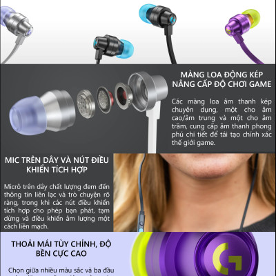 Tai Nghe Chơi Game Logitech G333 - Hàng Chính hãng