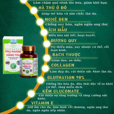 Phụ Khang Hằng Thu tặng kèm Hộp Uống Nội Tiết 