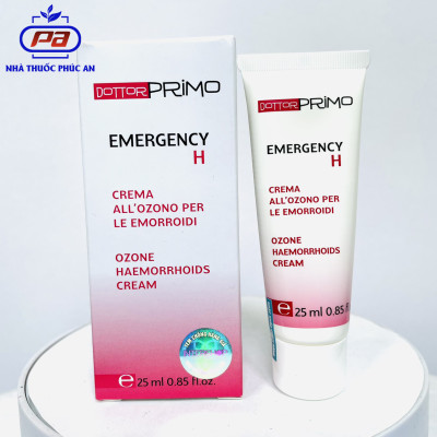 Kem bôi trĩ DottorPrimo Emergency H 25ml - tặng bao ngón tay bôi kem