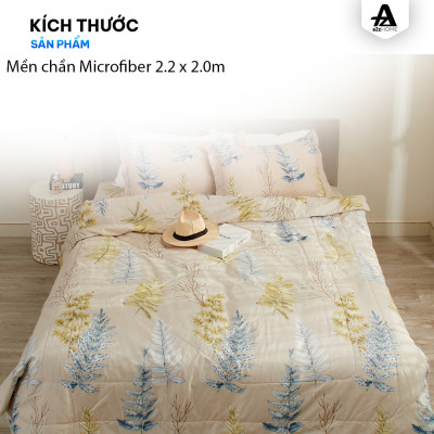 Mền Chần Microfiber - Lông Vũ Nhân Tạo Mềm Mại Mirco Silk Cao Cấp Fern Trees A2Z Home