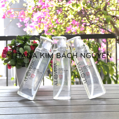 Combo 3 Chai Gel Lô Hội Aloe Vera Hàn Quốc 500ml - Dưỡng Ẩm, Làm dịu da + Tặng 50g Mặt Nạ Dẻo