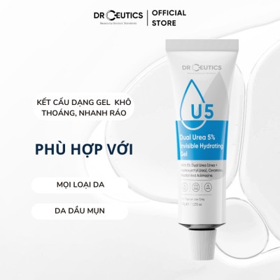 DRCEUTICS Gel Dưỡng Ẩm Và Phục Hồi Da Dual Urea 5% Invisible Hydrating Gel (50g)