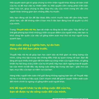 Sách Thuyết Mặc Kệ Họ - First News