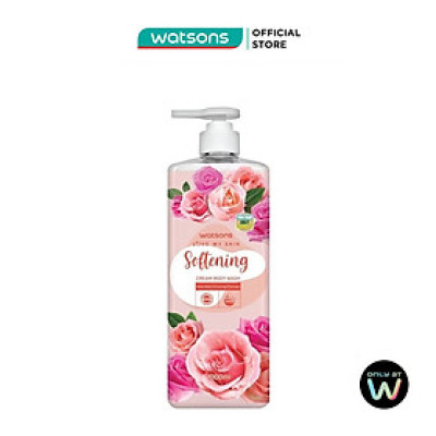 Kem Tắm Watsons Love My Skin Softening Cream Body Wash 700ml/1000ml