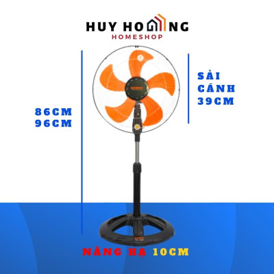 Quạt đứng lỡ Senko LTS1632 Lồng mạ crom ( Màu ngẫu nhiên) - Hàng chính hãng