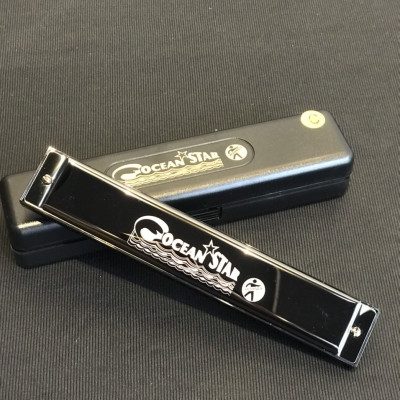 Kèn harmonica tremolo 24 lỗ Ocean Star màu đen- Chính hãng Hohner Đức