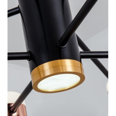 Đèn chùm 12 tay 3 màu ánh sáng độc đáo trang trí nội thất hiện đại sang trọng (có ảnh và video thật)