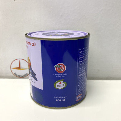 Sơn dầu cao cấp TOA Con Vịt màu bạc MD 000 _ 800 ml