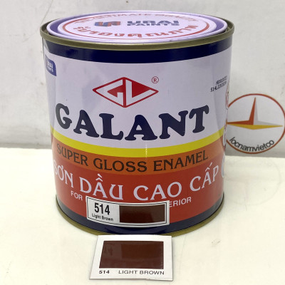 Sơn dầu Galant màu Light Brown 514 _ 0.8L