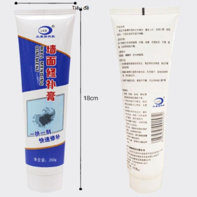Keo vá tường,Keo trám vết nứt tường thông minh - Tặng kèm bộ dụng cụ
