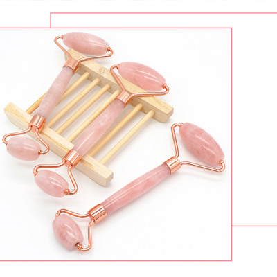 Cây lăn massage mặt bằng đá tự nhiên full box cao cấp - Tặng cặp đá chườm mắt giảm quầng thâm bọng mắt