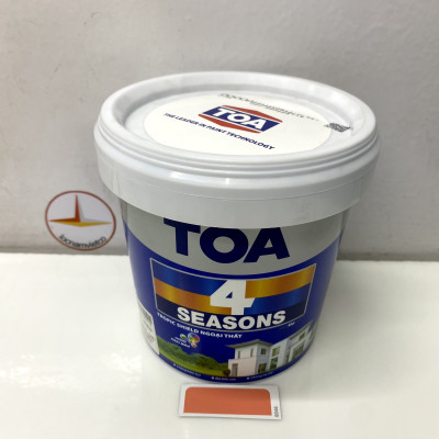 Sơn phào chỉ trong và ngoài nhà Toa 4 Seasons Tropic Shield màu cam C- 8046_1L