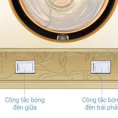 Đèn sưởi 3 bóng Kangaroo KG3BH01 (825W) - Hàng chính hãng