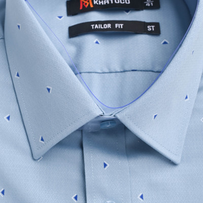 Áo sơ mi nam Khatoco tay ngắn