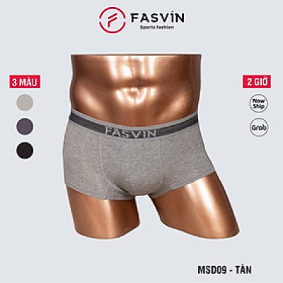 Quần lót nam Fasvin MSD09.HN vải cotton chun dày dặn mềm mại co giãn dễ chịu phom đẹp