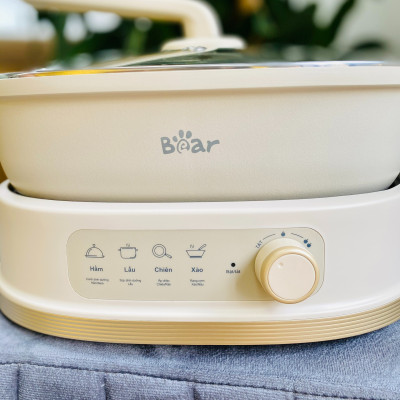 (Hàng chính hãng) Nồi Lẩu Bear 2 Ngăn SB-NL60U Dung Tích 6L. Bảo hành 18 tháng 