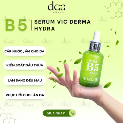 Serum Cấp Ẩm, Phục Hồi Vic Derma+ Hydra B5 50ml (Mẫu mới)