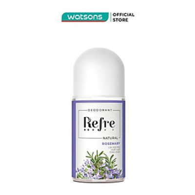 Lăn Khử Mùi Refre Natural Rosemary Hương Thảo Thanh Dịu 40ml
