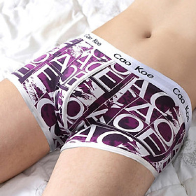 Quần đùi boxer nam CAO KOE cho Học sinh, sinh viên họa tiết trẻ trung, cá tính cotton nguyên chất 100% thoáng khí