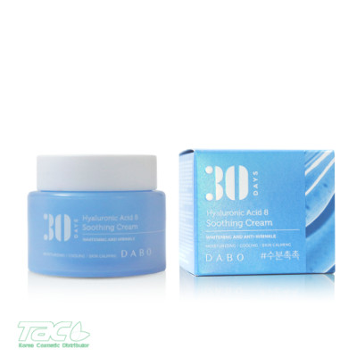 Kem dưỡng da Hyaluronic siêu cấp ẩm, dưỡng trắng chống nhăn làm dịu da - DABO Hyaluronic Acid 8 Soothing Cream 100ml