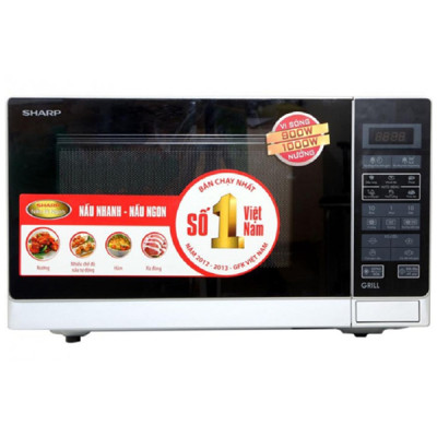 Lò Vi Sóng Điện Tử Có Nướng Sharp R-G572VN-S - Hàng chính hãng