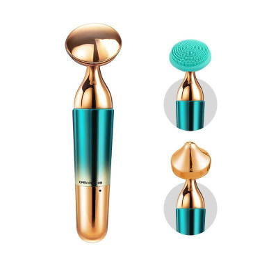 Máy massage mặt cầm tay 4 đầu giá sỉ bán buôn, bút mát xa mắt hàng loại I (có sẵn hàng) (Xả Kho) (Giao Hỏa Tốc) (Hàng Nhập Khẩu) (Đã Tặng Kèm Pin 2A)