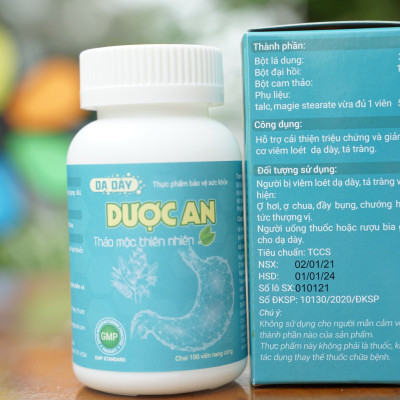 Dạ Dày Dược An – Giảm viêm loét, trung hòa acid dịch vị và hỗ trợ cắt nhanh cơn đau