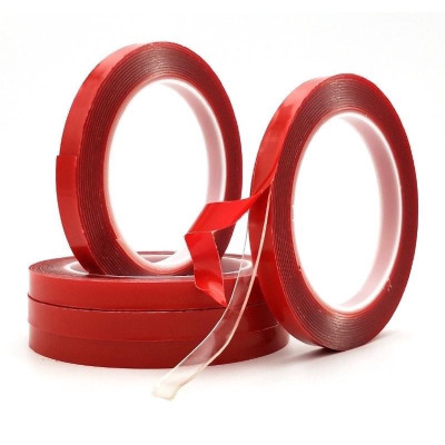 Băng Dính Đỏ 2 Mặt Tạo Fan Mi Volume, Độ Dính Cao, Đàn Hồi Tốt, Chịu Nhiệt Đến 150 Độ, Để Dán Mẫu Nail Cho Tiệm Làm Nail Nữ