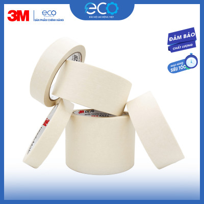 Băng keo giấy siêu dính 3M 2258 chuyên sử dụng che chắn trong sơn phủ