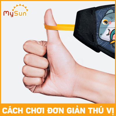 Con diều mini bắn vòng giun đẹp giá rẻ đồ chơi cho bé vận động ngoài trời MySun