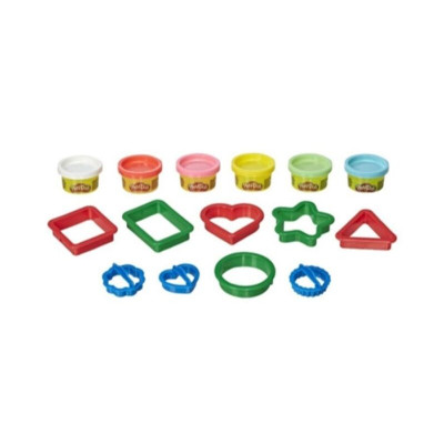 PLAYDOH Khuôn Tạo Hình Và Bột Nặn 4 Màu CBE8534/E8530-23241