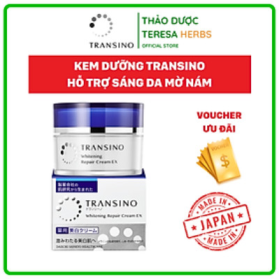 Kem Dưỡng Trắng Da Cao Cấp Transino Whitening Repair Cream EX (35g)
