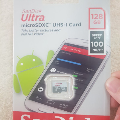 Thẻ Nhớ điện thoại Micro SDXC SanDiskk UHS-1 128GB Class 10 - Hàng chính hãng