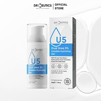 DRCEUTICS Gel Dưỡng Ẩm Và Phục Hồi Da Dual Urea 5% Invisible Hydrating Gel (50g)