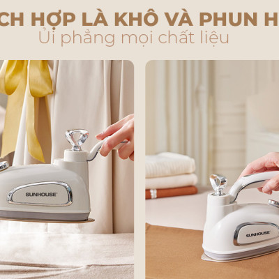 Bàn là hơi nước cầm tay Sunhouse SHD2175 (1000W) - Hàng chính hãng