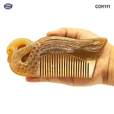 Lược sừng Thiên Nga đẹp làm quà tặng (Size: XL-15 cm) COH111 - Chăm sóc tóc