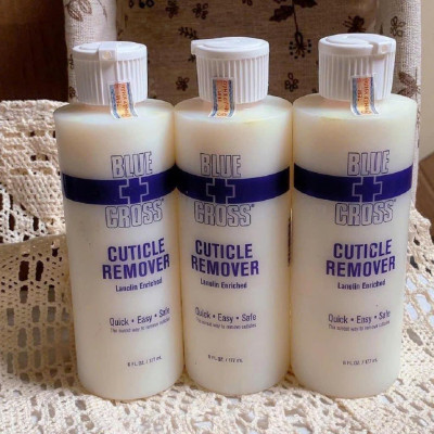 [Cao Cấp] Mềm Da Blue Cross 177ml Cao Cấp Dạng Lỏng Vàng Có Tem Nhập Khẩu Mỹ Chuyên Dùng Làm Nail, Dung Dịch Mềm Da Không Ngâm Nước Nữ Women